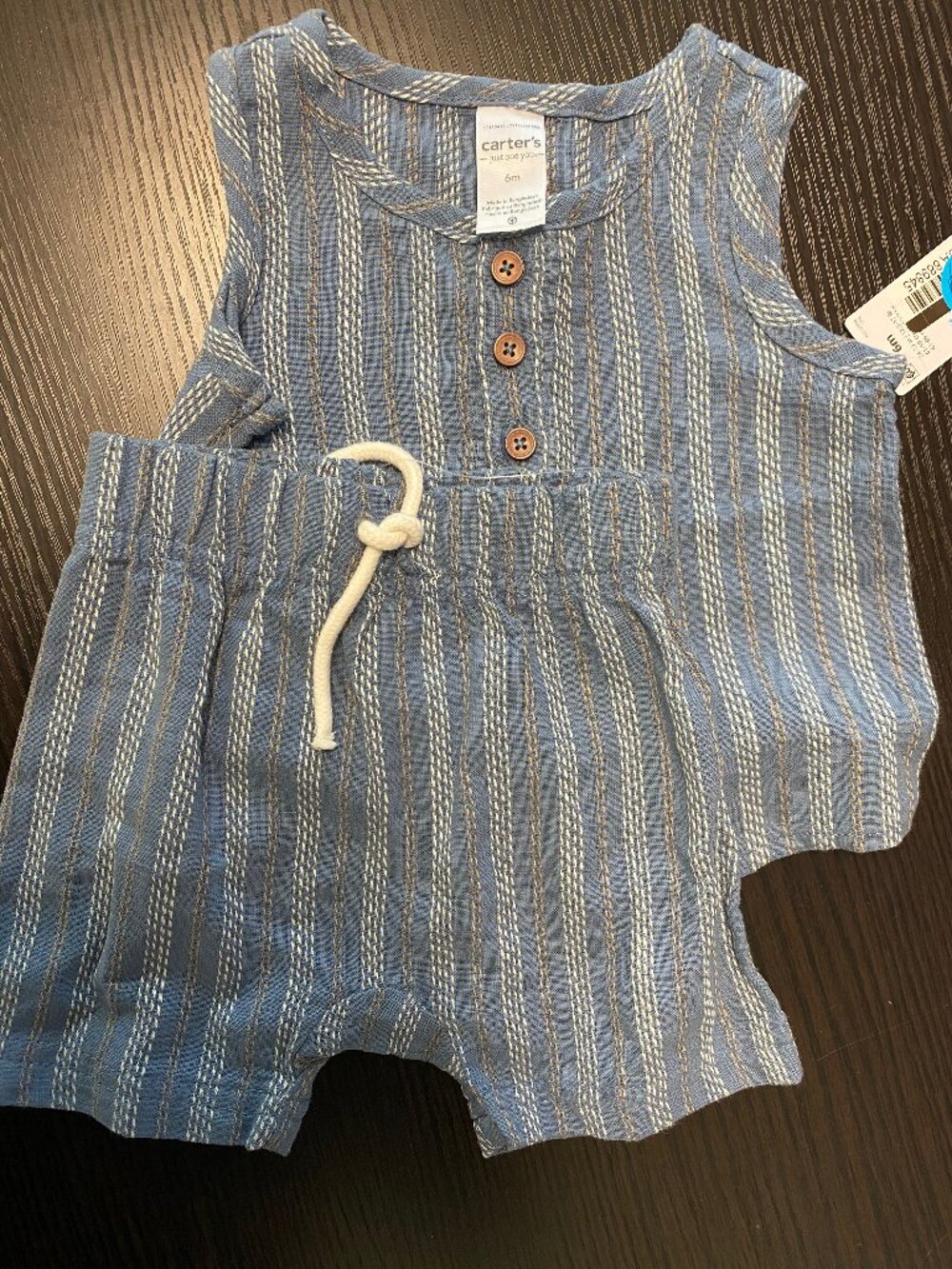 Carters 6 mo baby boy short set